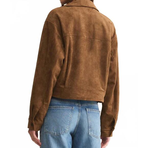 NEW Z SUPPLY heritage faux suede jacket in coconut - Picture 3 of 4